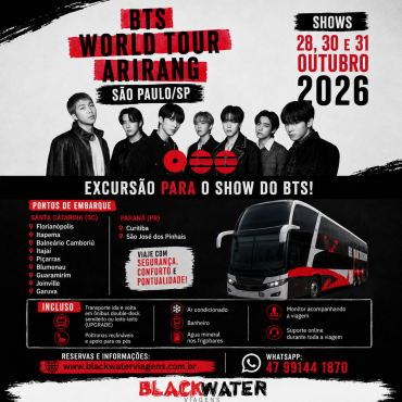 EXCURSÃO BTS - 31/10/2026