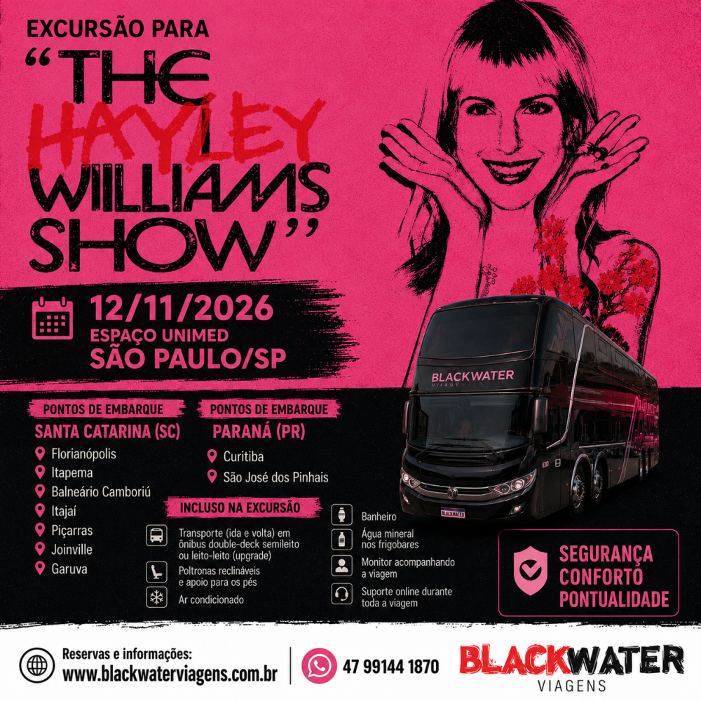 Excursão Hayley Williams - 12/11/2026