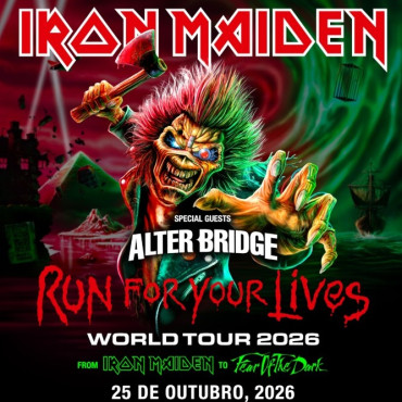 EXCURSÃO IRON MAIDEN - 25/10/2026
