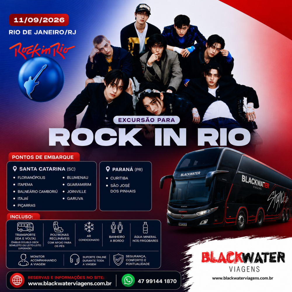 Excursão Rock In Rio - Stray Kids - 11/09/2026