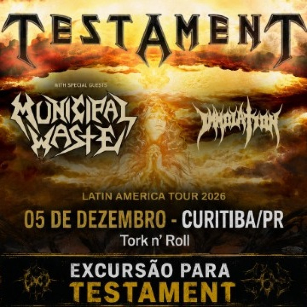 Excursão Testament - 05/12/2026