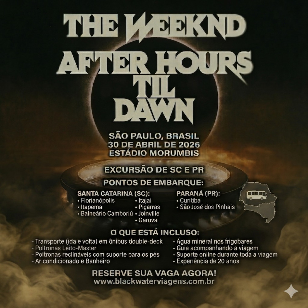 Excursão The Weeknd  - 30/04/2026